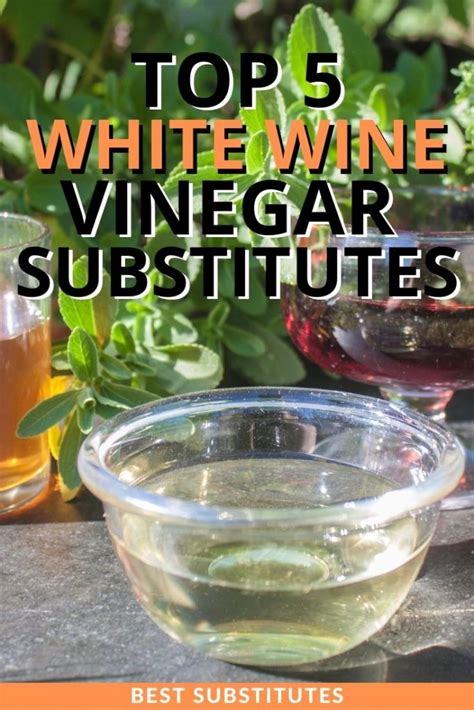 Best White Wine Vinegar Substitutes Updated