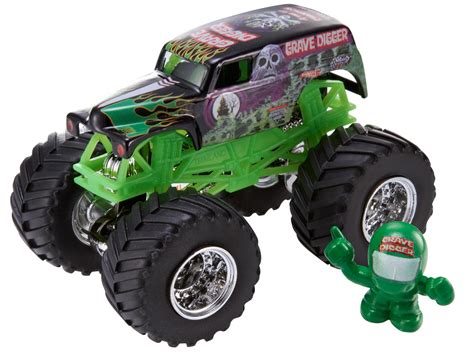 Hot Wheels Monster Jam Grave Digger Diecast Car 05 Black