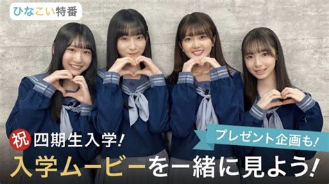 新たに入学した四期生が登場！日向坂46公式恋愛アプリ「ひなこい」特番youtube好評配信中 日向坂46まとめきんぐだむ