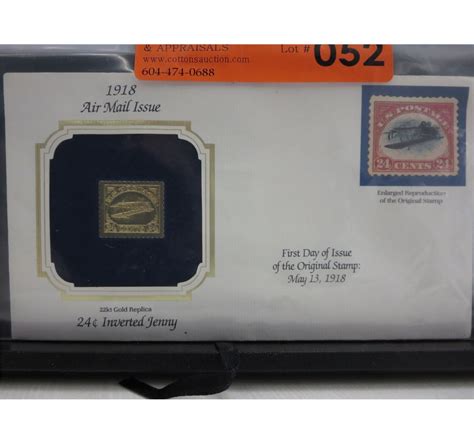 Replica inverted Jenny stamp 1st day cover