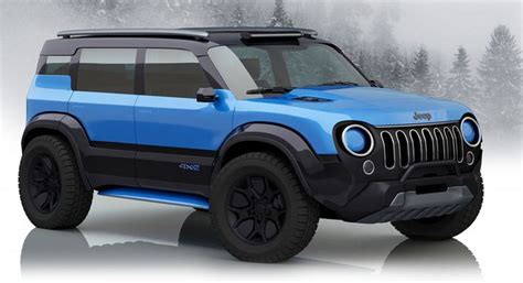 Electric 2028 Jeep Renegade Concept