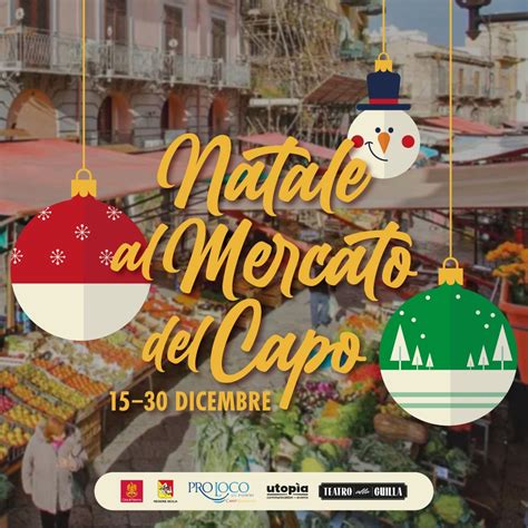 Palermo Il Mercato Del Capo Si Illumina E Si Colora Per Il Natale