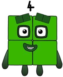 Four from numberblocks by alexiscurry on deviantart – Artofit