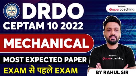 DRDO CEPTAM 10 Mechanical Classes 2022 Most Expected Paper DRDO STA