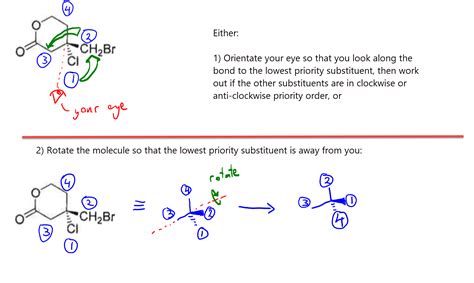 Organic Chemistry Determining R And S Configuration For A Cyclic