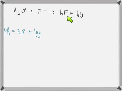 SOLVED A 1 L Solution Contains 0 1 Mol HF PKa 3 8 And 0 1 Mol Of