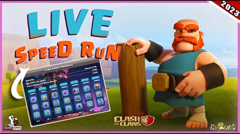 COC Live Speed Run January 2023 CLAN GAMES REWARDS Complete The