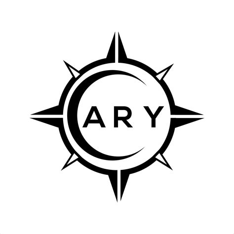 Ary Abstract Monogram Shield Logo Design On White Background Ary