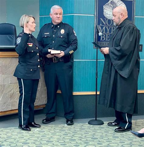 North Myrtle Beach swears in first female police chief - WWAYTV3