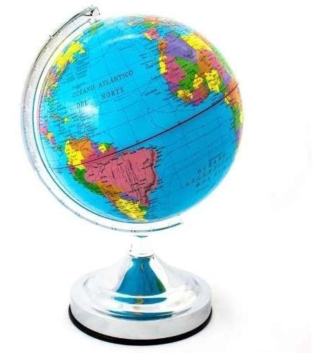 Globo Terráqueo 20cm Diámetro Político Mundo Mapas Mapamundi Mercado