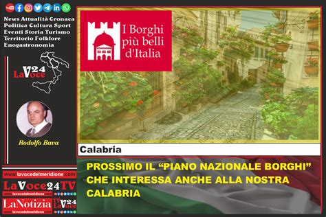 PROSSIMO IL PIANO NAZIONALE BORGHI CHE INTERESSA ANCHE ALLA NOSTRA