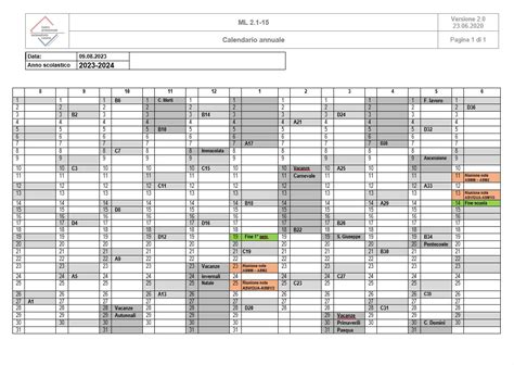 Calendario Scolastico 2024 2025 Ticino Image To U