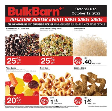 Bulk Barn Flyer October 6 to 12