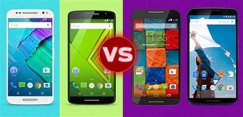 Motorola Moto X Style Vs Moto X Play Vs Google Nexus Analitica