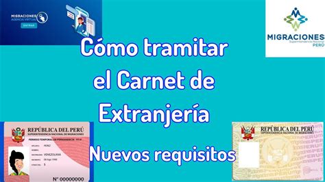 Gu A Completa C Mo Sacar El Carnet De Extranjer A En Per Paso A Paso