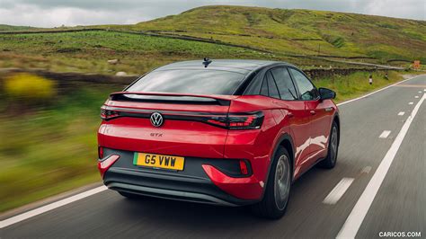 2022 Volkswagen Id5 Gtx Uk Spec Rear Three Quarter Caricos