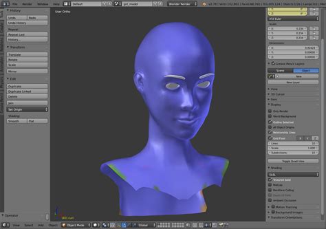 modeling - Strange blue color in Solid mode - Blender Stack Exchange