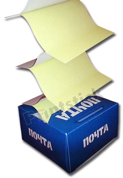 Образцы самоклеющихся блоков - Принтстик