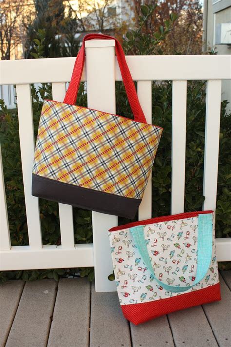 Easy Tote Bag With Zipper Pattern Literacy Basics