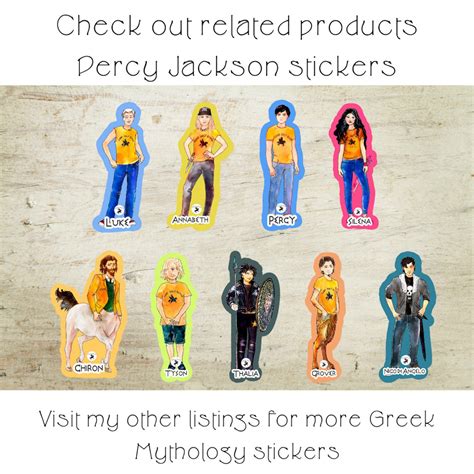 Greek Gods Sticker Pagesgreek Mythology Sticker Pages For Etsy