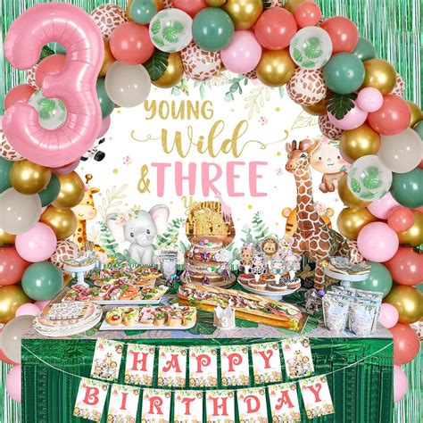 8+ Young Wild And Three Birthday Decorations