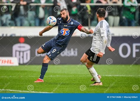 T Mobile Ekstraklasa Game Legia Warszawa Lech Poznan Editorial Photo