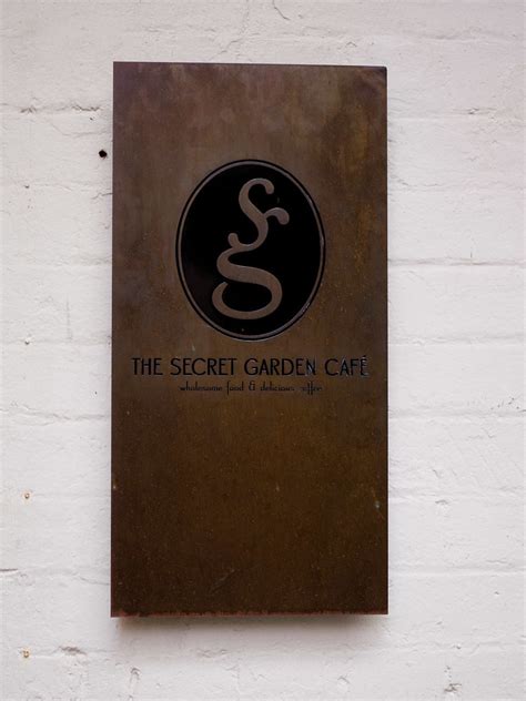 Secret Garden Cafe Sign A Photo On Flickriver