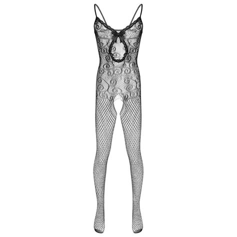 Bodystocking Homme Sexy Collant Ouvert R Sille Transparente Combinaison