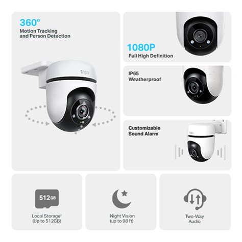 Tapo C500 Outdoor Pan Tilt Security WiFi Camera TP Link United Kingdom