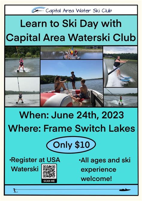 Learn to ski 2023 - Capital Area Water Ski Club