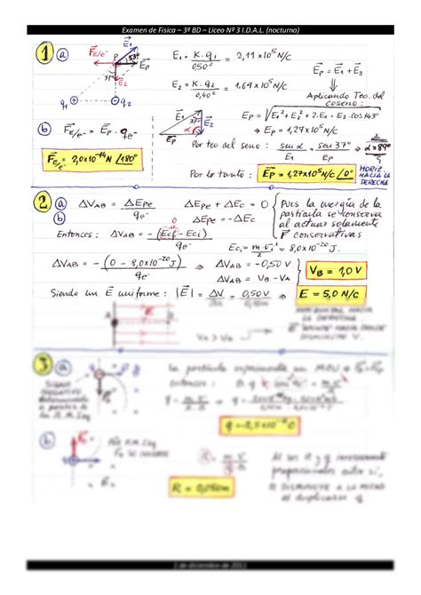 Solution Ejercicios Resueltos De Campo El Ctrico Y Campo Magn Tico