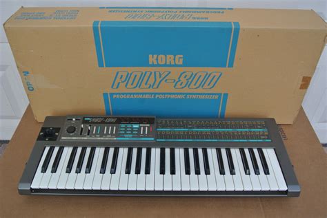 Korg Poly 800 1983 And Poly 800 Ii 1984 Programmable Polyphonic