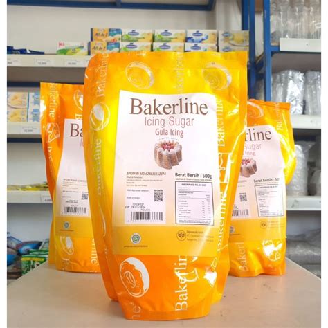 Jual Bakerline Icing Sugar Gr Gula Dingin Bakerline Gr Gula