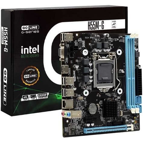 PLACA MÃE GL H61 MA LGA 1155 2ª E 3ª G GOLINE