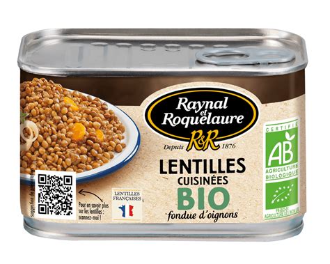 Raynal Et Roquelaure Lentilles Cuisinees Bio Fondue D Oignons Avril