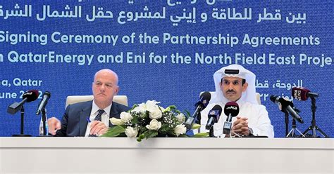 Qatar Energy Partners With Eni For North Field East Lng Project