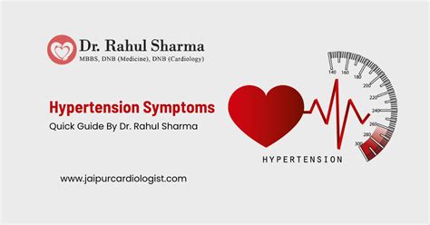 Hypertension Symptoms What You Need To Know Dr Rahul Sharma