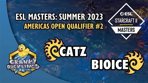 Catz Vs Bioice Zvz Esl Sc Masters Summer Americas Open