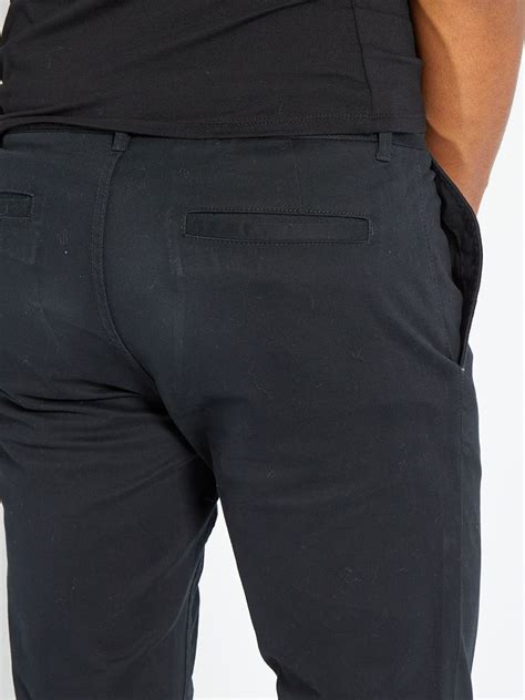 Pantal N Chino Slim L Negro Kiabi