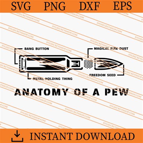 Anatomy Of A Pew Svg Pew Pew Svg Anatomy Svg Svg Secret Shop