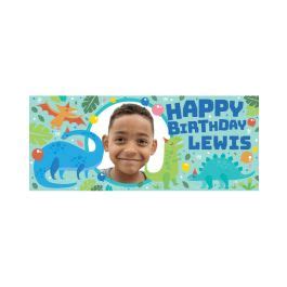 Dinosaur Personalised Banner | Party Delights