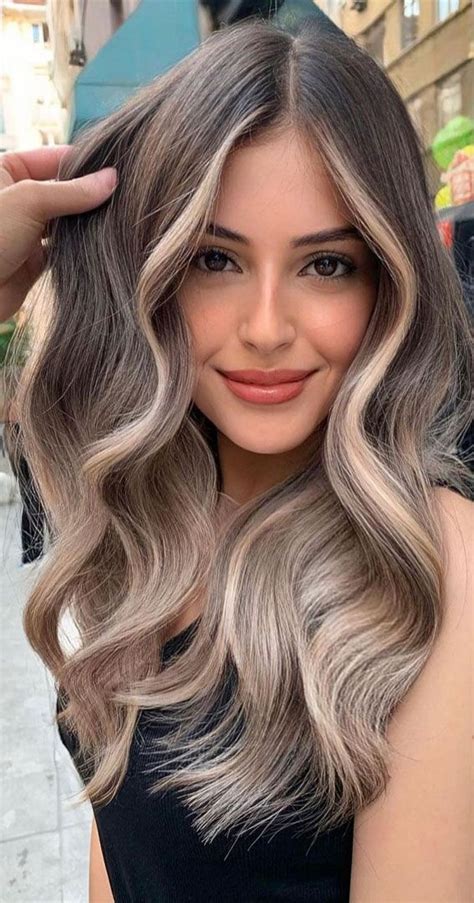 50 Hair Colours Ideas That Are Trending Now Brunette Blonde Balayage