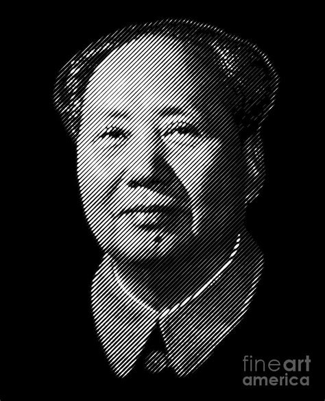 Chairman Mao Zedong, portrait Digital Art by Cu Biz - Pixels