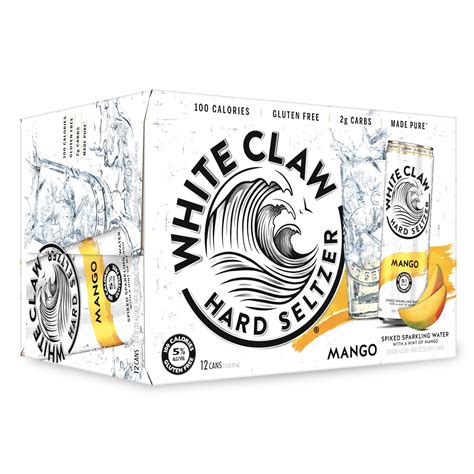 Buy White Claw Hard Seltzer Mango 12pk 12 Fl Oz Cans Online At