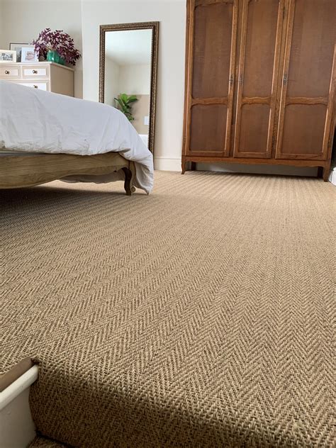 Eco Friendly Sisal Herringbone Carpet Flooring By Nature