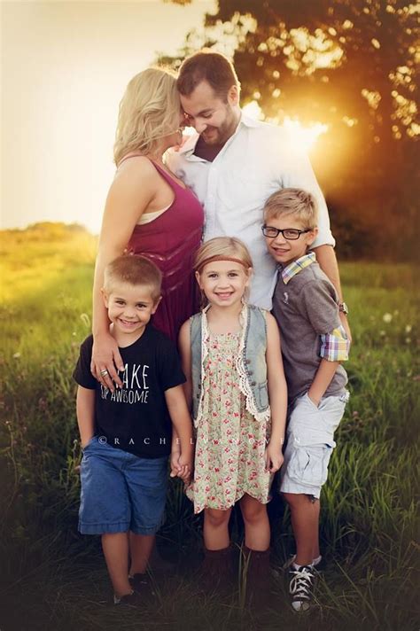 Familie Mit Fotoposen