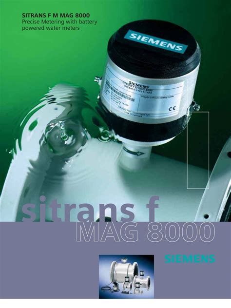 Sitrans F M Mag Precise Metering With Battery Powered