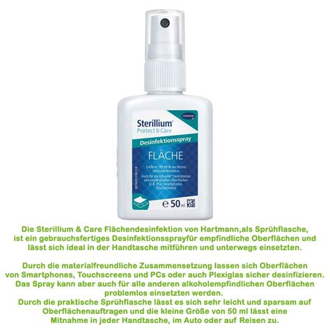 Hartmann Sterillium Protect Care Surface Disinfectant Spray 50ml