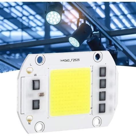 Puce Led Blanc Froid Haute Puissance W V Source De Lumi Re Cob