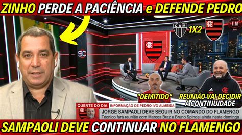 Zinho Perde A Paci Ncia E Defende Pedro Sampaoli Deve Continuar No